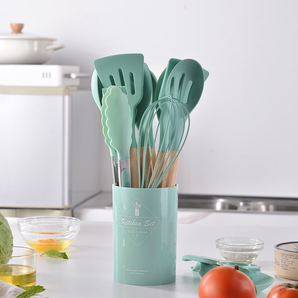 Kit de Utensílios de Silicone Premium – 12 Peças